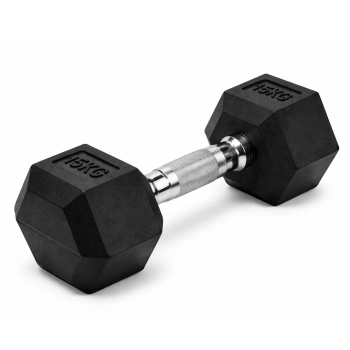 HANTEL OBCIĄŻNIKI DO ĆWICZEŃ MIĘŚNI HEX 15KG